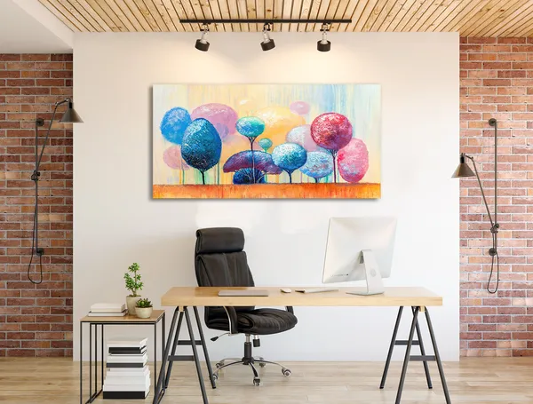 Multicolor_Floral_Art_Canvas_Painting_Ready_To_Hang_Wooden_Framed_Painting_For_Home_Decor