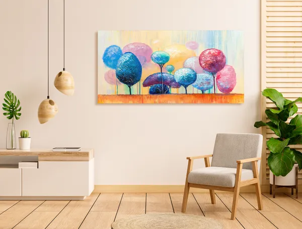 Multicolor_Floral_Art_Canvas_Painting_Ready_To_Hang_Wooden_Framed_Painting_For_Home_Decor