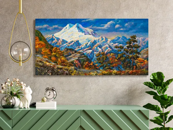 Multicolor_Nature_Art_Canvas_Painting_Ready_To_Hang_Wooden_Framed_Painting_For_Home_Decor