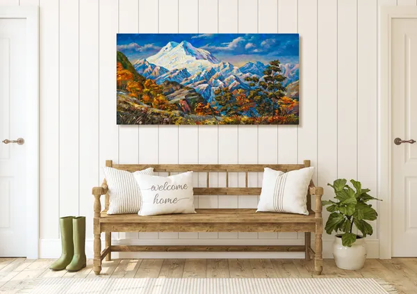 Multicolor_Nature_Art_Canvas_Painting_Ready_To_Hang_Wooden_Framed_Painting_For_Home_Decor