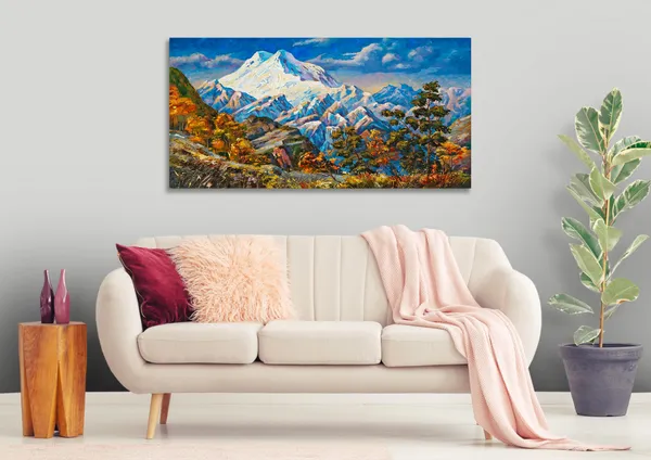 Multicolor_Nature_Art_Canvas_Painting_Ready_To_Hang_Wooden_Framed_Painting_For_Home_Decor