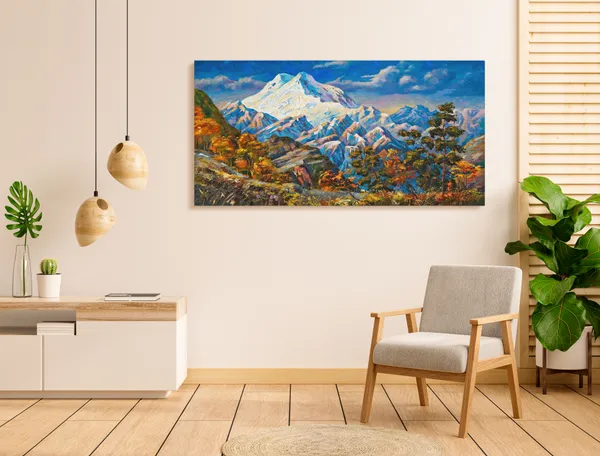 Multicolor_Nature_Art_Canvas_Painting_Ready_To_Hang_Wooden_Framed_Painting_For_Home_Decor