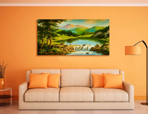 Multicolor_Scenery_Art_Canvas_Painting_Ready_To_Hang_Wooden_Framed_Painting_For_Home_Decor