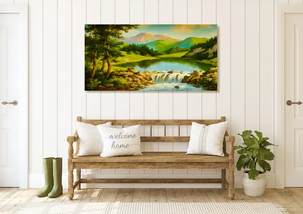 Multicolor_Scenery_Art_Canvas_Painting_Ready_To_Hang_Wooden_Framed_Painting_For_Home_Decor
