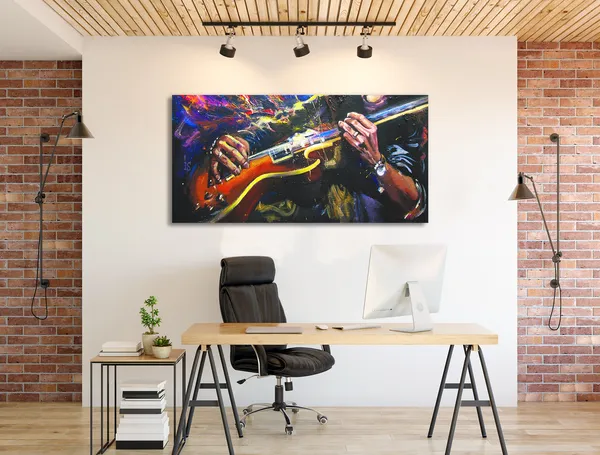 Multicolor_Modern_Art_Canvas_Painting_Ready_To_Hang_Wooden_Framed_Painting_For_Home_Decor