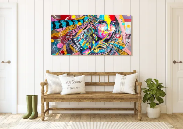 Multicolor_Modern_Art_Canvas_Painting_Ready_To_Hang_Wooden_Framed_Painting_For_Home_Decor