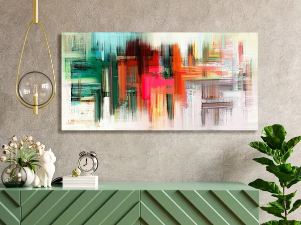 Multicolor_Abstract_Canvas_Painting_Ready_To_Hang_Wooden_Framed_Painting_For_Home_Decor