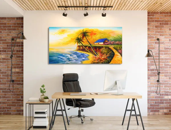 Multicolor_Scenery_Art_Canvas_Painting_Ready_To_Hang_Wooden_Framed_Painting_For_Home_Decor
