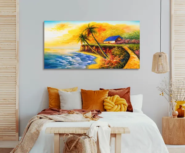 Multicolor_Scenery_Art_Canvas_Painting_Ready_To_Hang_Wooden_Framed_Painting_For_Home_Decor