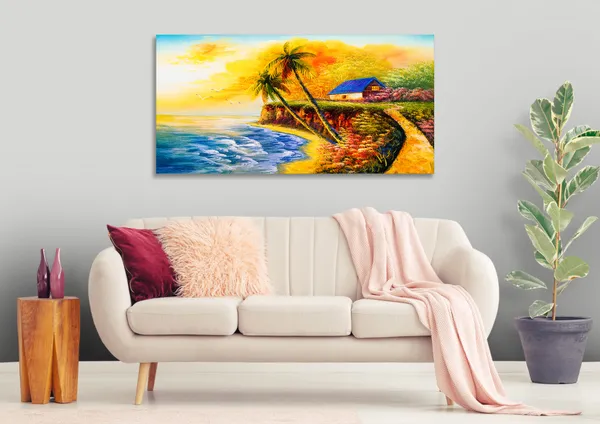 Multicolor_Scenery_Art_Canvas_Painting_Ready_To_Hang_Wooden_Framed_Painting_For_Home_Decor