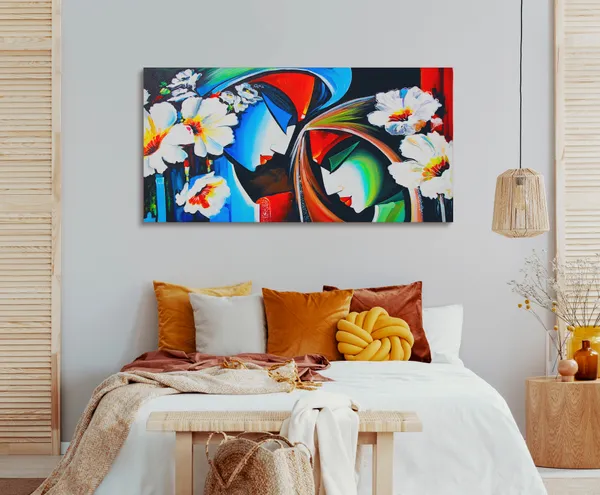 Multicolor_Modern_Art_Canvas_Painting_Ready_To_Hang_Wooden_Framed_Painting_For_Home_Decor