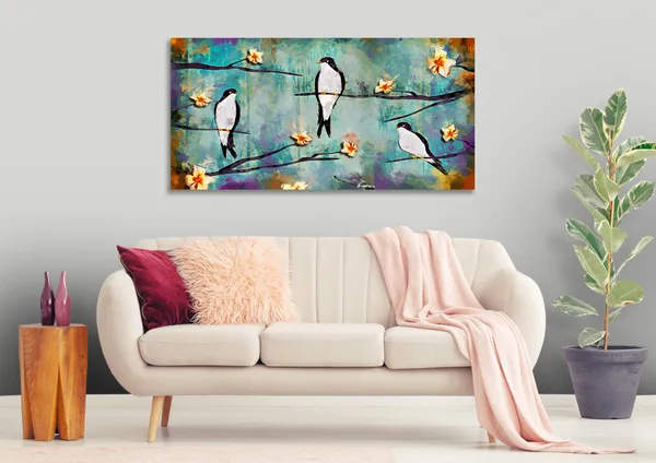 Multicolor_Animal_Art_Canvas_Painting_Ready_To_Hang_Wooden_Framed_Painting_For_Home_Decor