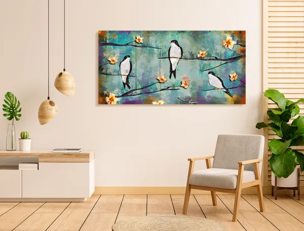 Multicolor_Animal_Art_Canvas_Painting_Ready_To_Hang_Wooden_Framed_Painting_For_Home_Decor