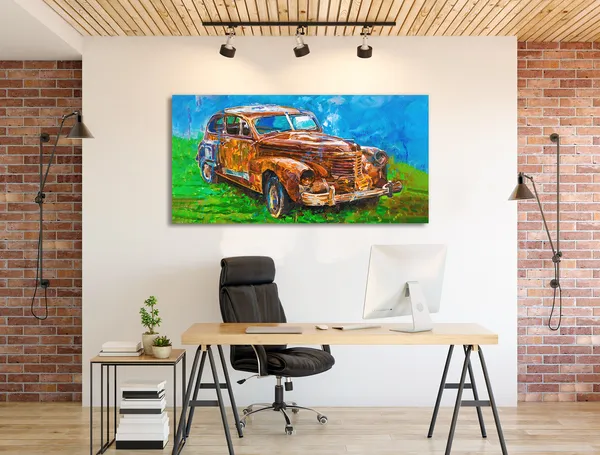 Multicolor_Modern_Art_Canvas_Painting_Ready_To_Hang_Wooden_Framed_Painting_For_Home_Decor