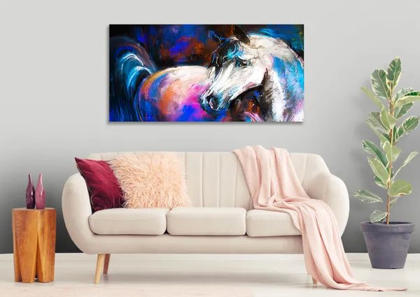 Multicolor_Animal_Art_Canvas_Painting_Ready_To_Hang_Wooden_Framed_Painting_For_Home_Decor