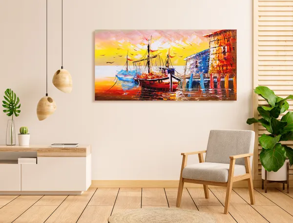 Multicolor_Modern_Art_Canvas_Painting_Ready_To_Hang_Wooden_Framed_Painting_For_Home_Decor
