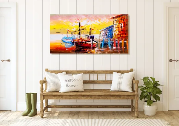 Multicolor_Modern_Art_Canvas_Painting_Ready_To_Hang_Wooden_Framed_Painting_For_Home_Decor