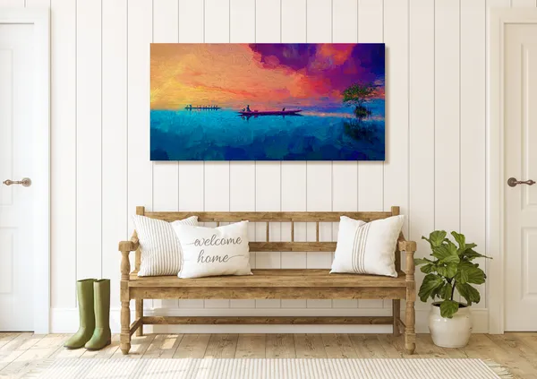 Multicolor_Scenery_Art_Canvas_Painting_Ready_To_Hang_Wooden_Framed_Painting_For_Home_Decor
