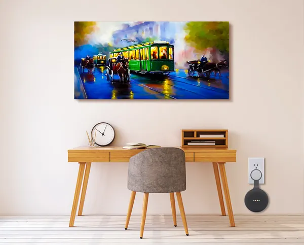 Multicolor_Urban_Art_Canvas_Painting_Ready_To_Hang_Wooden_Framed_Painting_For_Home_Decor