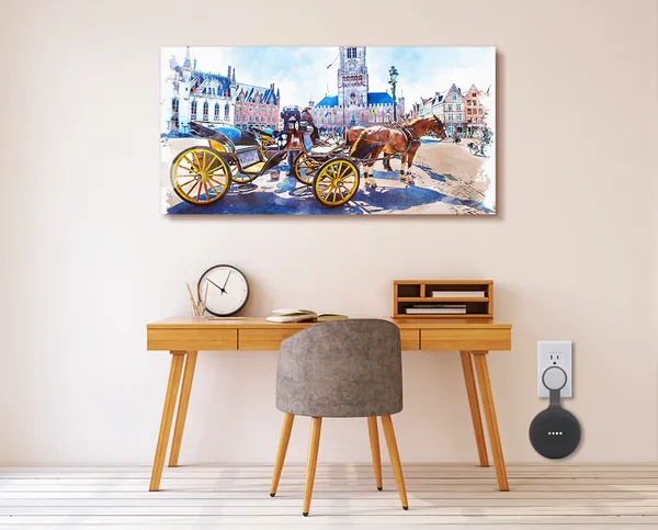 Multicolor_Animal_Art_Canvas_Painting_Ready_To_Hang_Wooden_Framed_Painting_For_Home_Decor