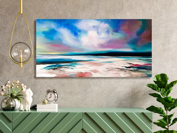 Multicolor_Abstract_Canvas_Painting_Ready_To_Hang_Wooden_Framed_Painting_For_Home_Decor