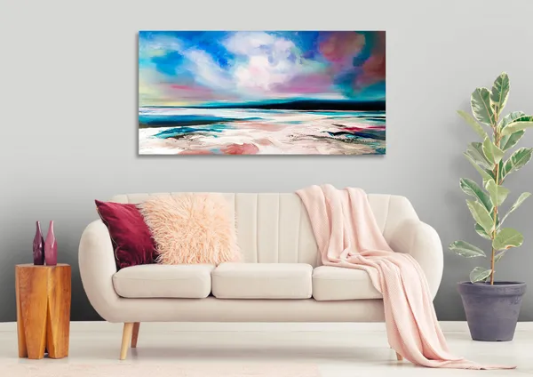 Multicolor_Abstract_Canvas_Painting_Ready_To_Hang_Wooden_Framed_Painting_For_Home_Decor