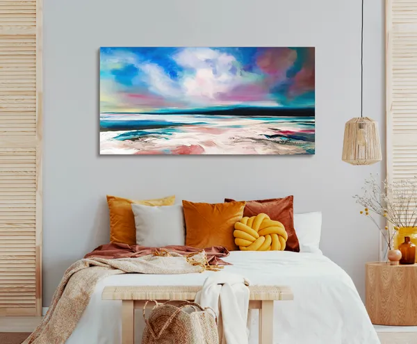 Multicolor_Abstract_Canvas_Painting_Ready_To_Hang_Wooden_Framed_Painting_For_Home_Decor