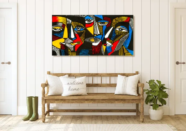 Multicolor_Abstract_Canvas_Painting_Ready_To_Hang_Wooden_Framed_Painting_For_Home_Decor