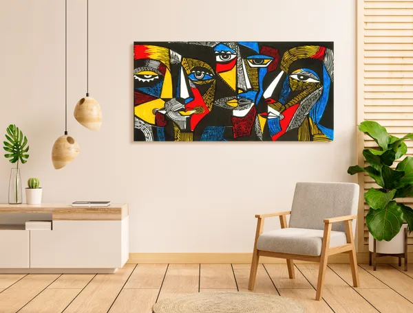 Multicolor_Abstract_Canvas_Painting_Ready_To_Hang_Wooden_Framed_Painting_For_Home_Decor