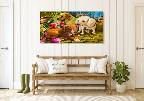 Multicolor_Animal_Art_Canvas_Painting_Ready_To_Hang_Wooden_Framed_Painting_For_Home_Decor