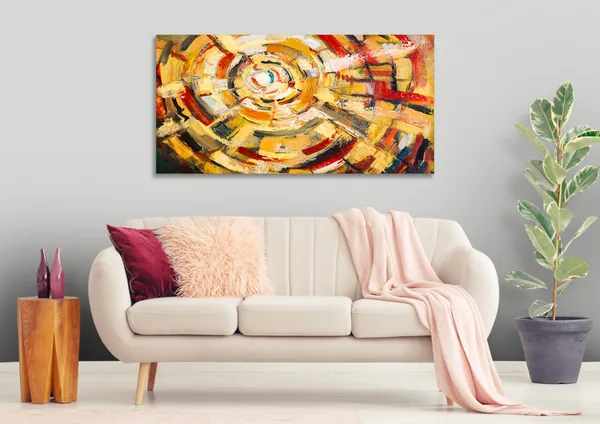 Multicolor_Abstract_Canvas_Painting_Ready_To_Hang_Wooden_Framed_Painting_For_Home_Decor