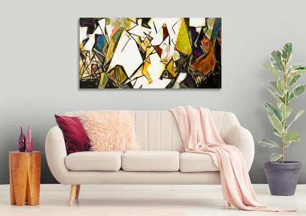 Multicolor_Abstract_Canvas_Painting_Ready_To_Hang_Wooden_Framed_Painting_For_Home_Decor