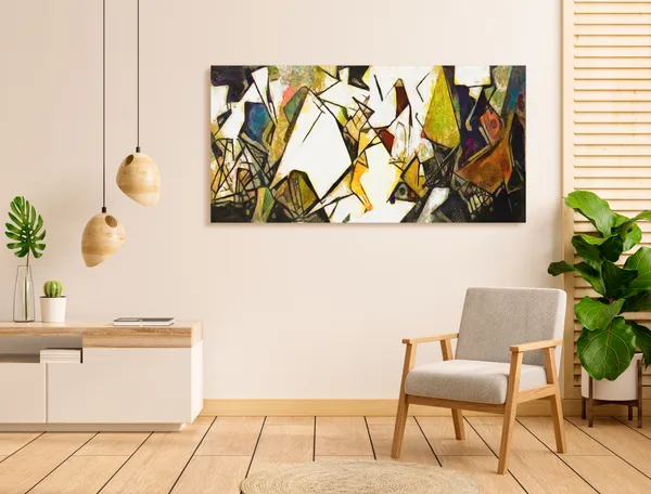 Multicolor_Abstract_Canvas_Painting_Ready_To_Hang_Wooden_Framed_Painting_For_Home_Decor