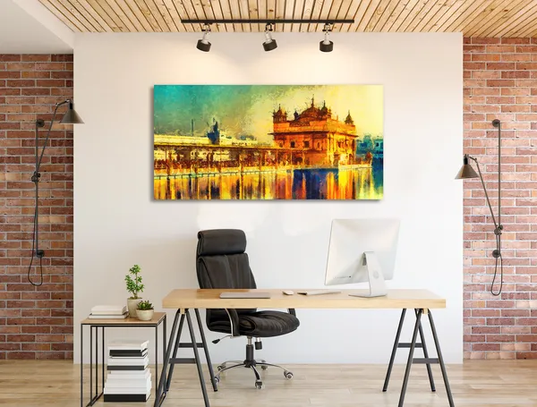 Multicolor_Urban_Art_Canvas_Painting_Ready_To_Hang_Wooden_Framed_Painting_For_Home_Decor