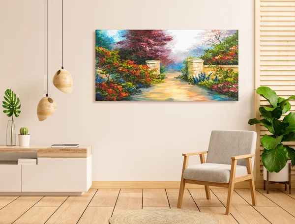 Multicolor_Floral_Art_Canvas_Painting_Ready_To_Hang_Wooden_Framed_Painting_For_Home_Decor