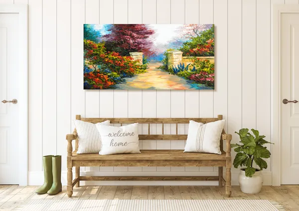 Multicolor_Floral_Art_Canvas_Painting_Ready_To_Hang_Wooden_Framed_Painting_For_Home_Decor