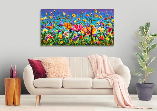 Multicolor_Floral_Art_Canvas_Painting_Ready_To_Hang_Wooden_Framed_Painting_For_Home_Decor