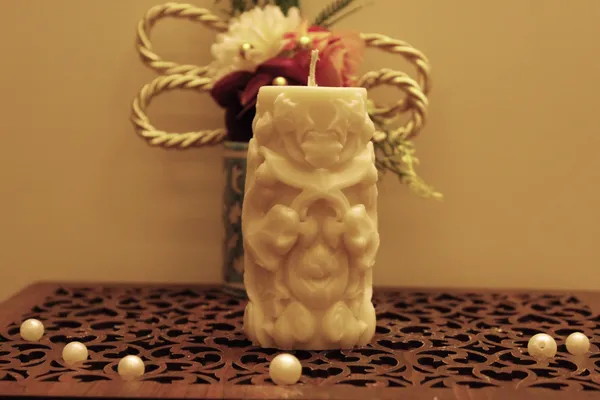 The_Aboli_Petal_Puff_Candle_(_Golden_Color_)