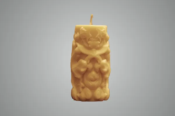 The_Aboli_Petal_Puff_Candle_(_Golden_Color_)