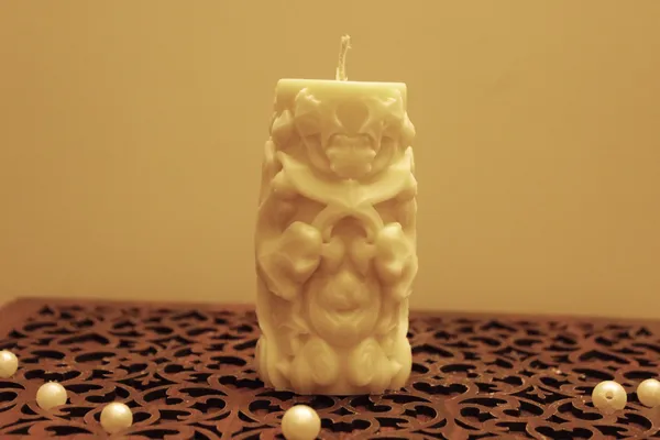 The_Aboli_Petal_Puff_Candle_(_Yellow_Color_)