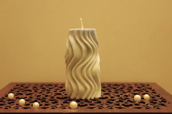 The_Aboli_Pristine_Lotus_Candle_(_Wavy_White_Color_)