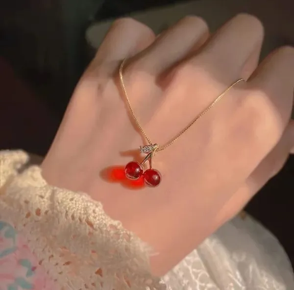 Dainty_Cherry_Fruit_Pendant_Necklace