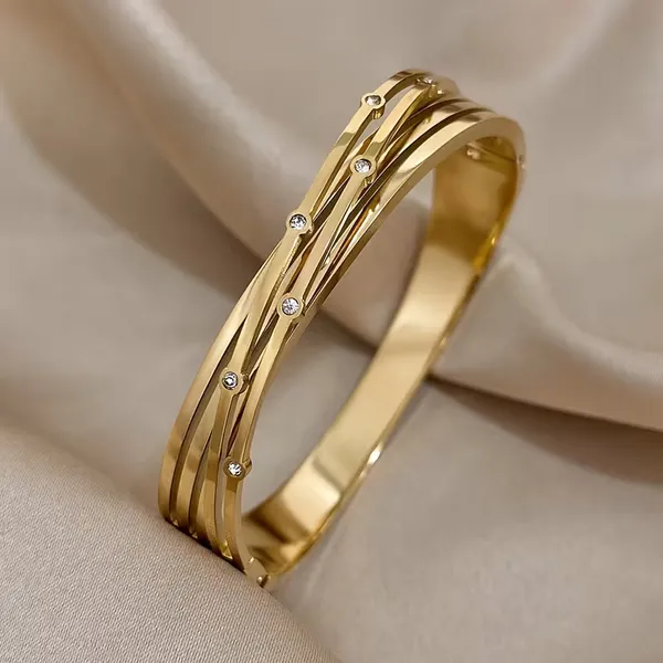 Orzia_Real_18_K_Gold_Plated_Greek_Key_Design_Bangle_Bracelet