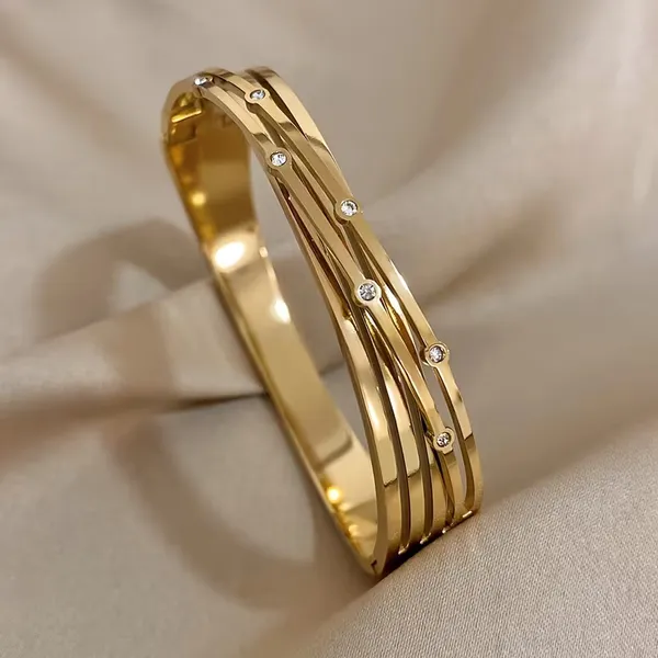 Orzia_Real_18_K_Gold_Plated_Greek_Key_Design_Bangle_Bracelet
