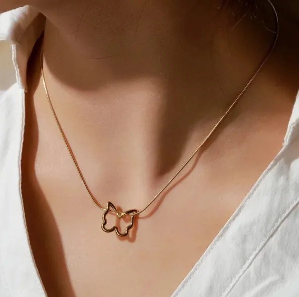 The_"Aura_Butterfly"_Outline_Necklace