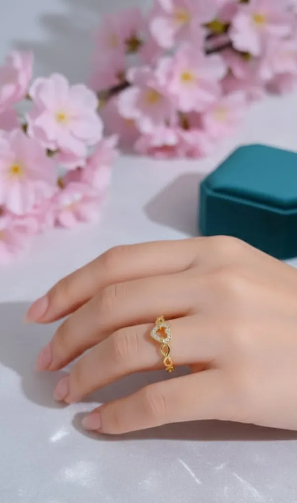 The_"Eternal_Devotion"_PavÃƒÂ©_Heart_Chain_Ring