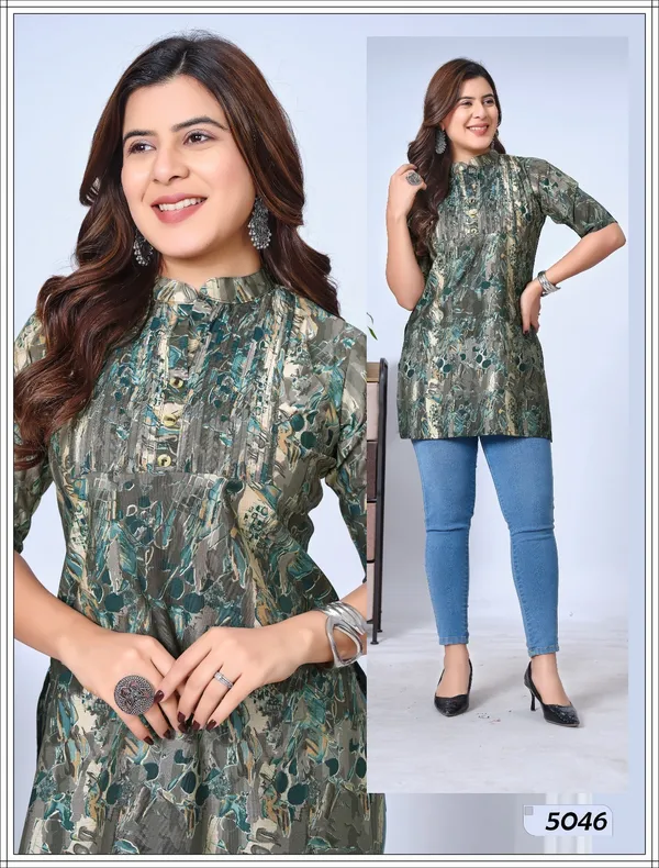 Pista_Short_Straight_Top_Collared_Neck_Pintex_Pattern_Tunics_For_Girls