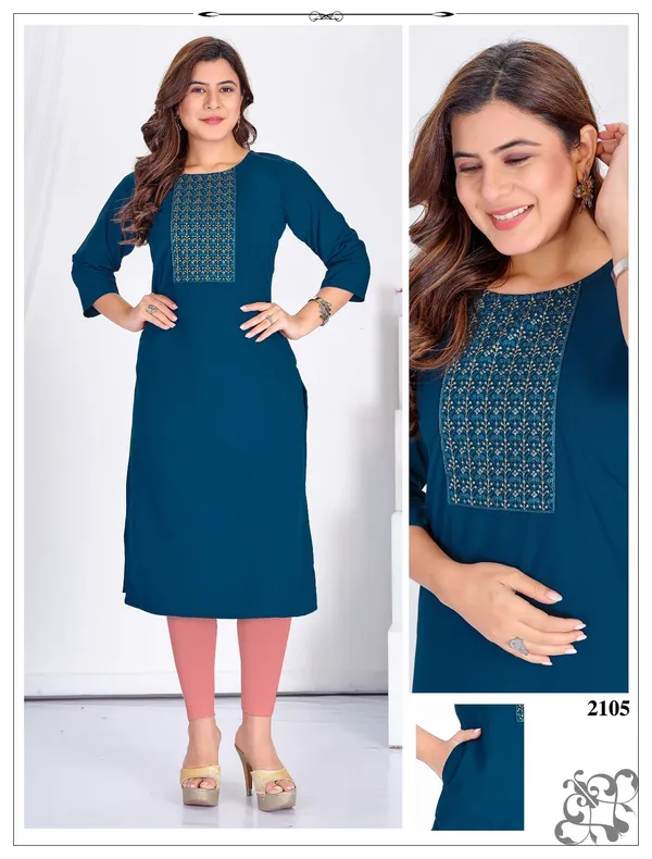 Keroshin_Premium_Embossed_Dobby__Heavy_Rayon_Pretty_Vibes_Pocket_With__Kurta_For_Women