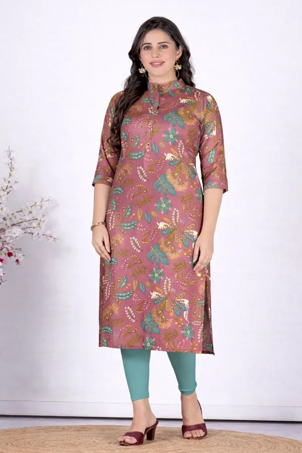 Gajri_Premium_Heavy_Muslin_Beautiful_One_Side_Pocket_Straight_Kurta_For_Women