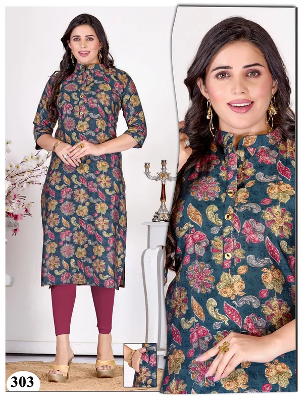 Grey_Premium_Heavy_Muslin_Beautiful_One_Side_Pocket_Straight_Kurta_For_Women